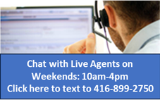 Text with a live agent
