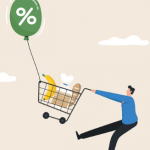 Illustration showing inflation pressures affecting Canadian borrowing costs