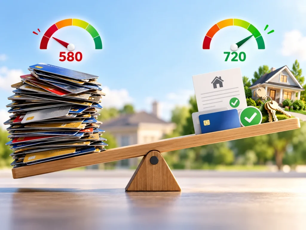 Credit card debt weighing against a stronger credit score and homeownership