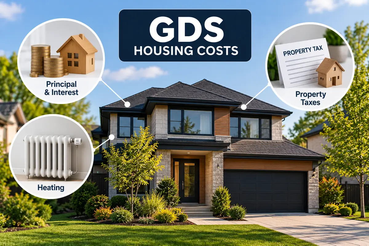 GDS housing costs including principal and interest, property taxes and heating