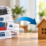 Debt consolidation through mortgage refinancing
